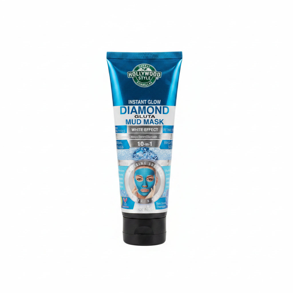 Hollywood Style Instant Glow Diamond Gluta Mud Mask – 100ml