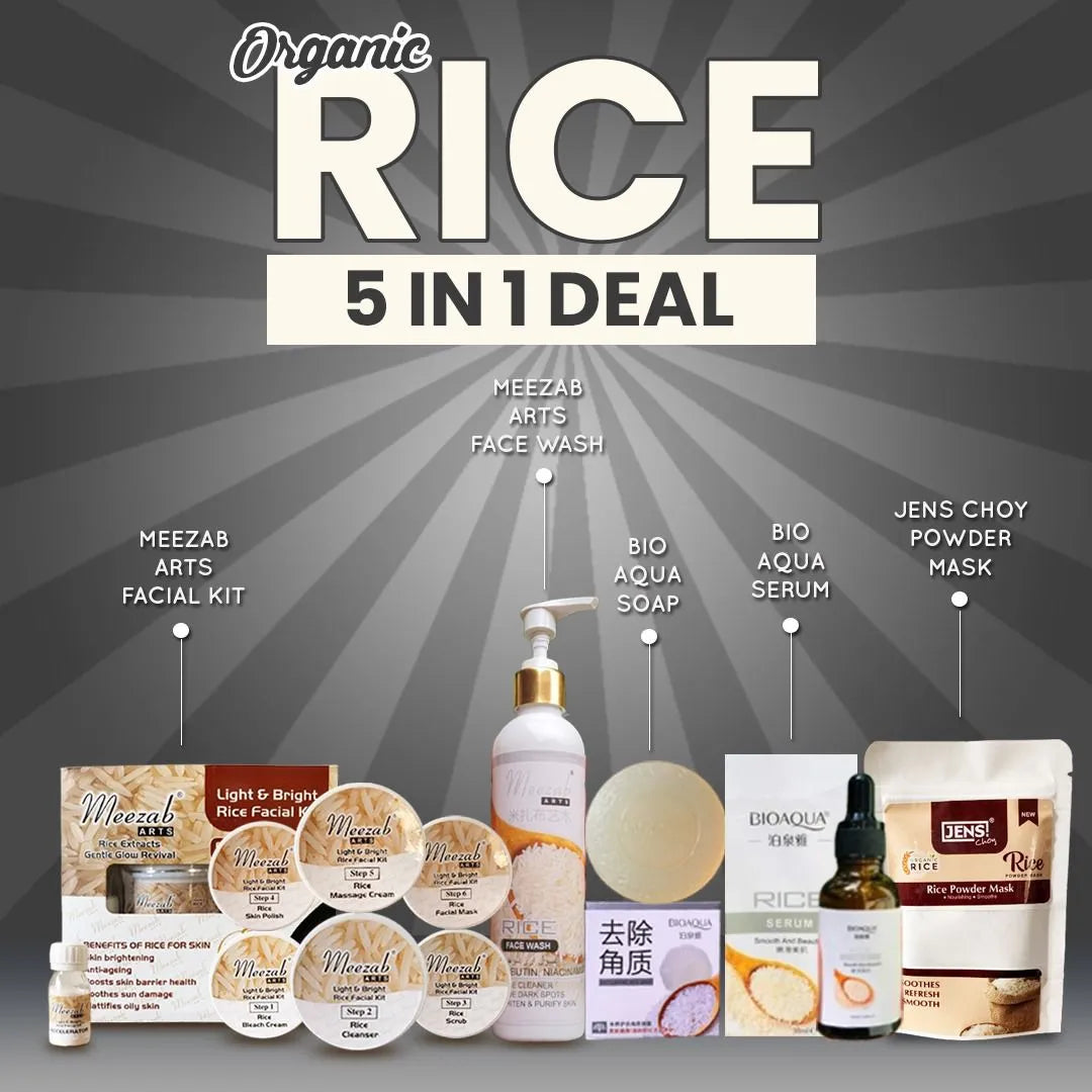 5 in 1 Organic Facial Kit