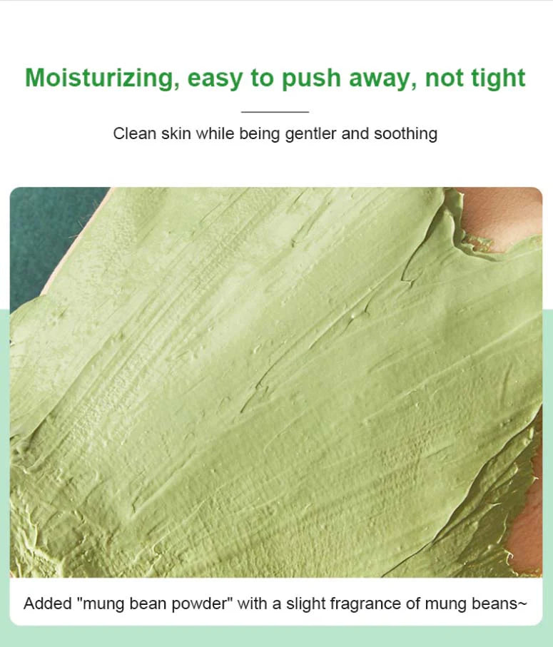 Bioaqua Mud Mask – 8‑pack Mung Bean Deep Clean Clay Mask - 7.5 g × 8 sachets