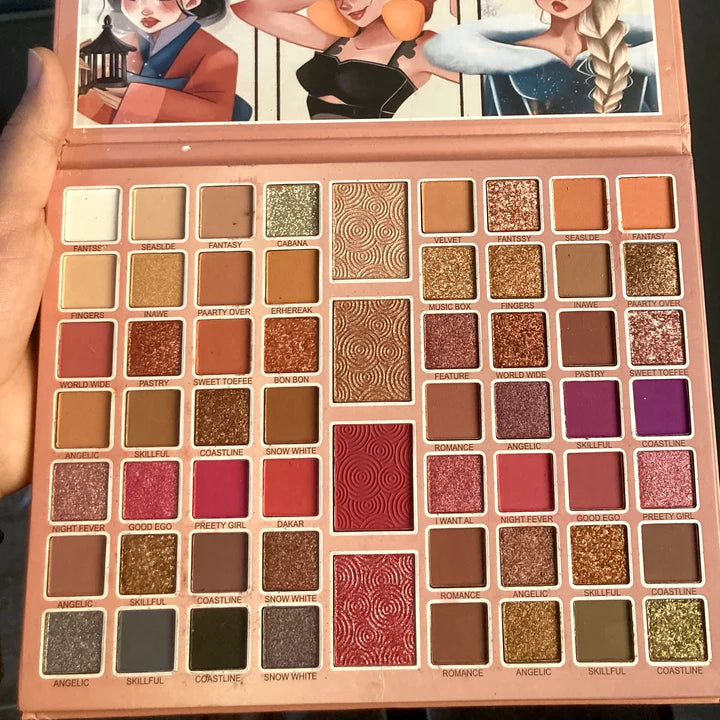 60 Colors Naked Shimmer & Nude Eyeshadow Palette