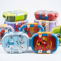 Cartoon brand character-themed plastic and stainless steel Lunch Box