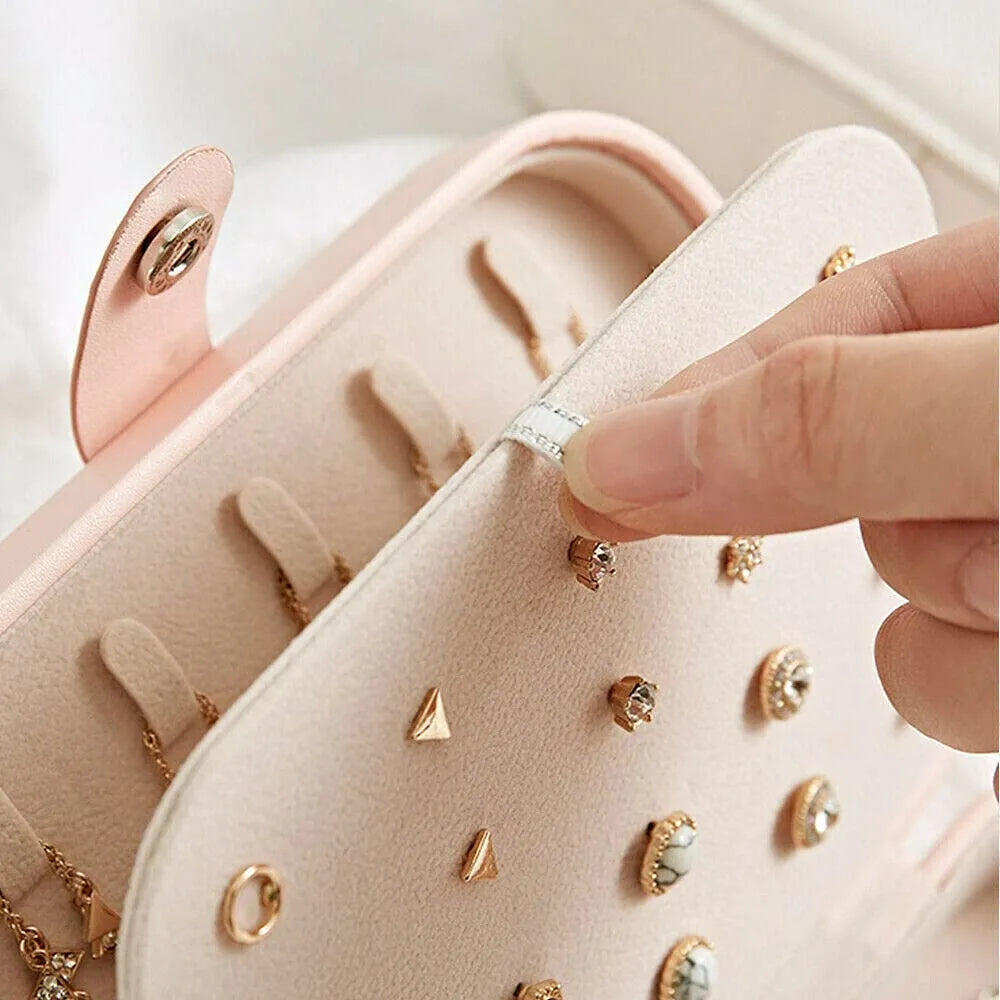 Velvet Multi‑function Jewelry Storage Box