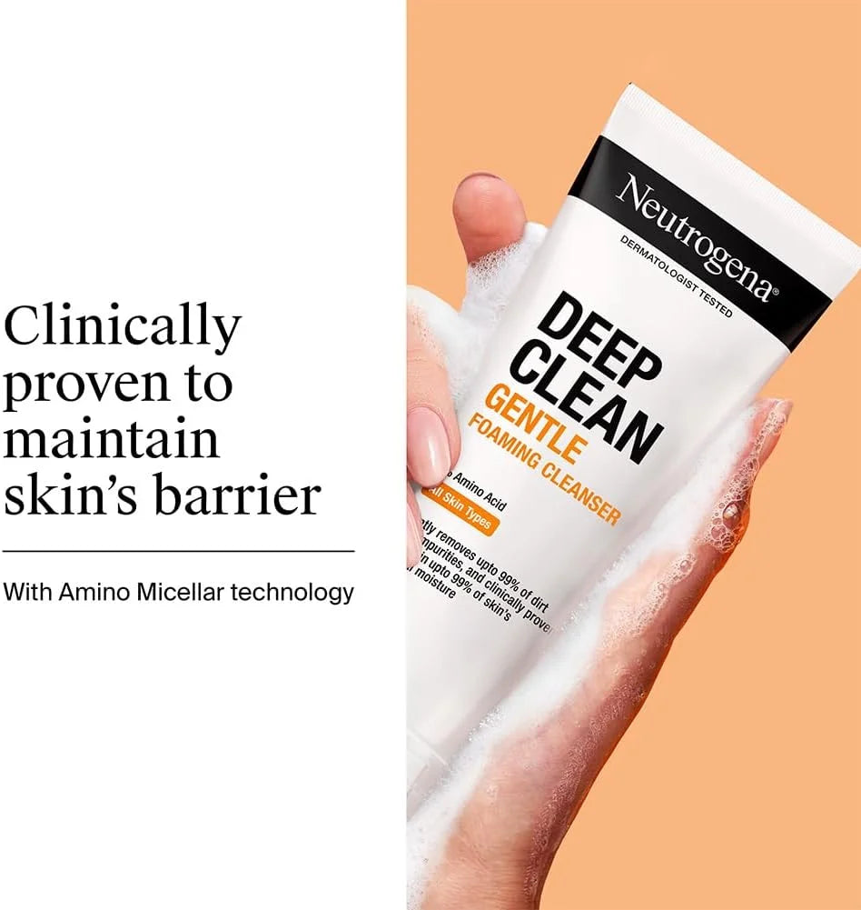 Neutrogena Deep Clean Gentle Foaming Cleanser  - 100g