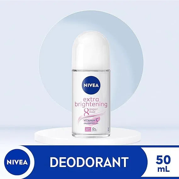 Nivea Extra Brightening Deodorant Roll-On For Women - 50ml