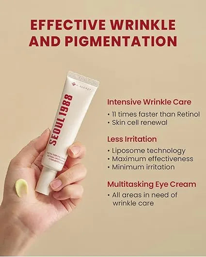 K-Secret Seoul 1988 Eye Cream Retinal Liposome 4% + Fermented Bean - 30ml - Made in Korea