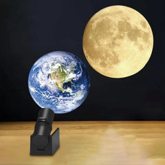 3D Moon Earth Projection LED Lamp