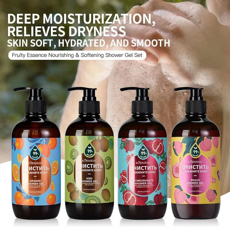 KORMESIC Hydrating Skin Rejuvenating Cleansing and Body Care Shower Gel - 500ml