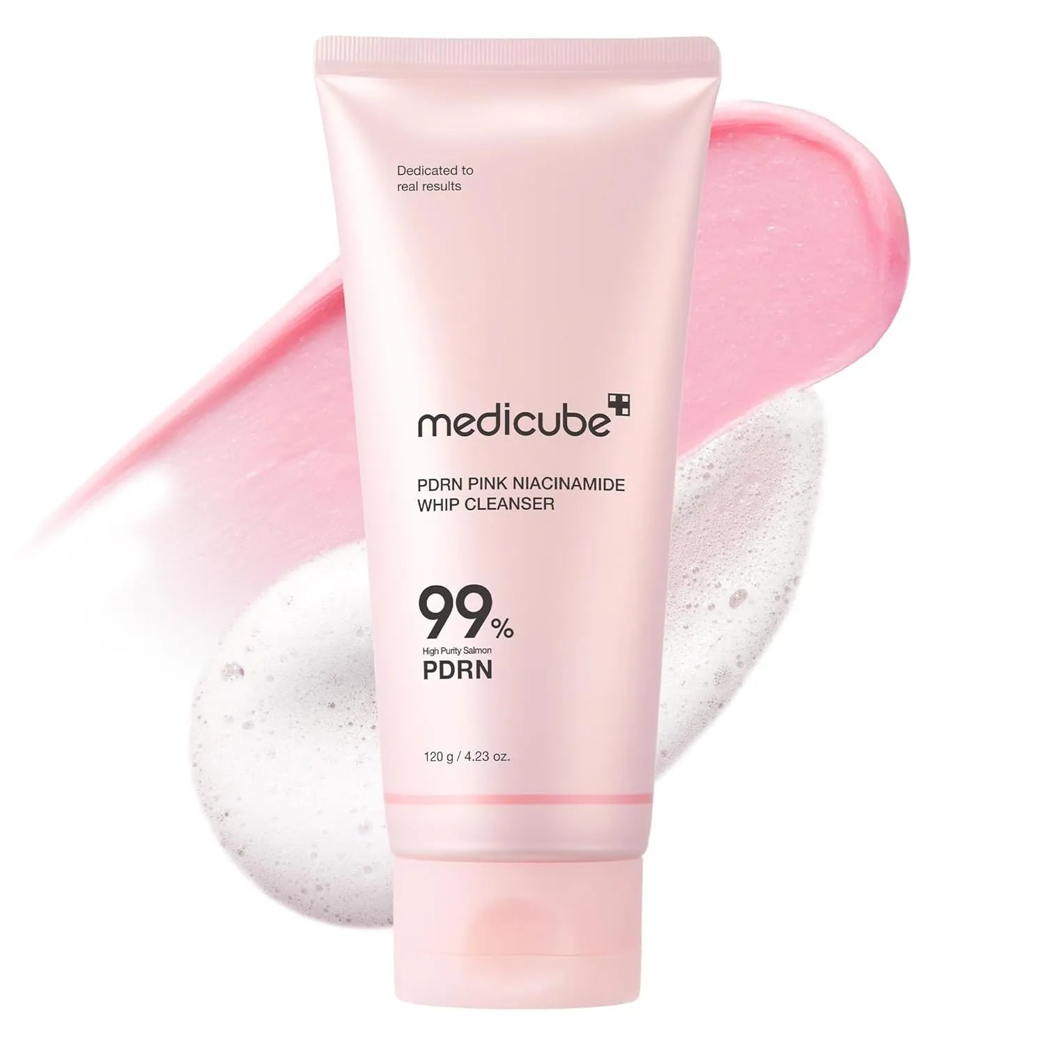 Medicube PDRN Pink Niacinamide Whip Cleanser - 120g - Made in Korea