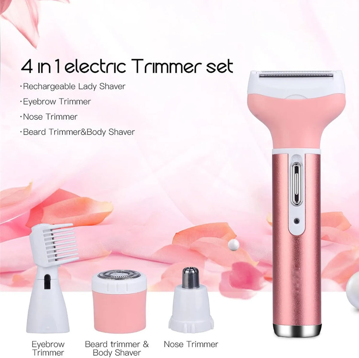 4 In 1 Rechargeable Groomer Kit