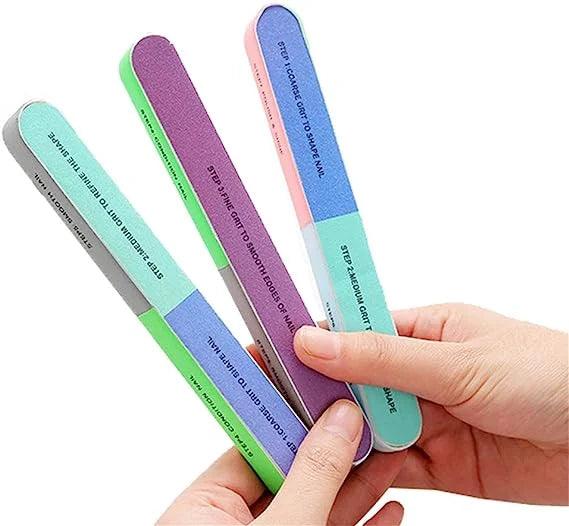 4in1 Nail File and Buffer Block Cosmetic Manicure
