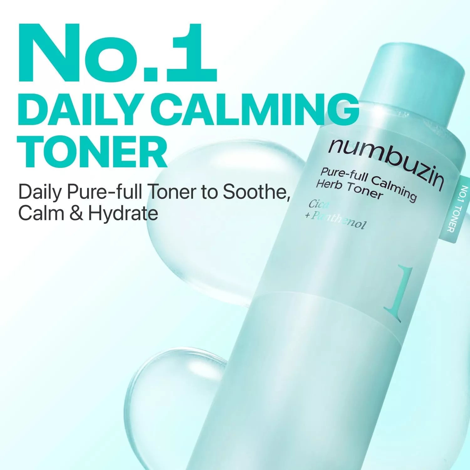 Numbuzin No. 1 Pure-Full Calming Herb Toner – 300 ml