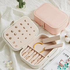 Velvet Multi‑function Jewelry Storage Box