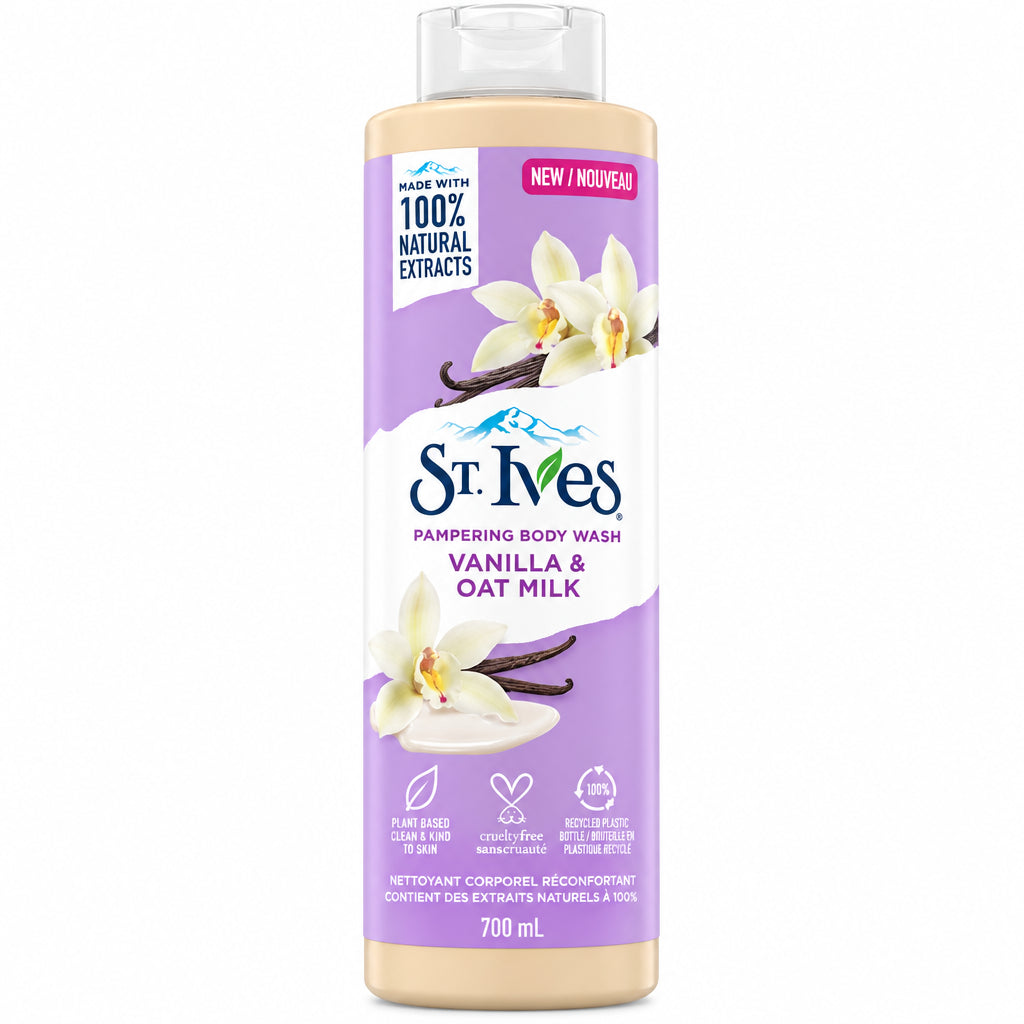 St. Ives Body Wash Vanilla +Oat Milk - 700ml