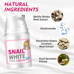 Disaar Snail Glowing Moisturizing Face Cream - 60ml