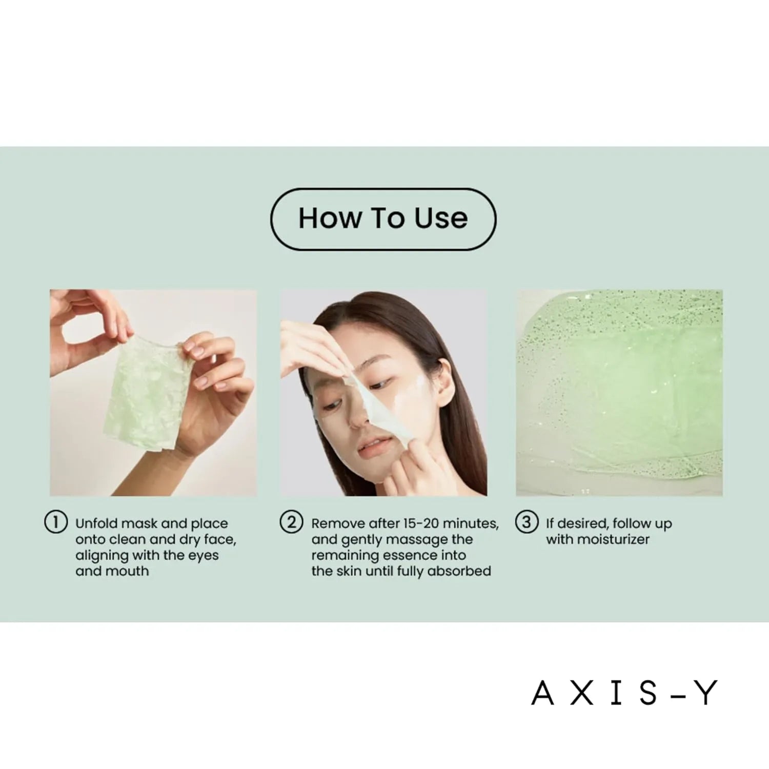 AXIS-Y Mugwort Green Vital Energy Complex Sheet Mask - 27ml