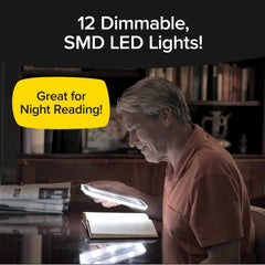 Eye Candy AS-SEEN-ON-TV Full Page Book Magnifier and Light to See Pages 3X Bigger