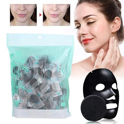 Yoyoso Bamboo Charcoal  Compressed Mask 25 Pcs