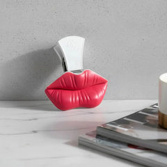 Pack of 3 lip-shaped clipboard magnets