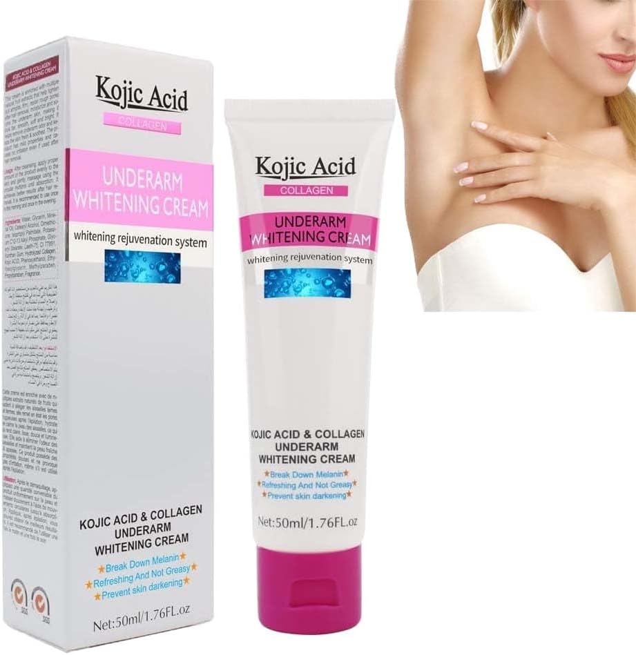 Guanjing Kojic Acid & Collagen Underarm Whitening Cream – Brighten & Smooth Dark Areas 50ml