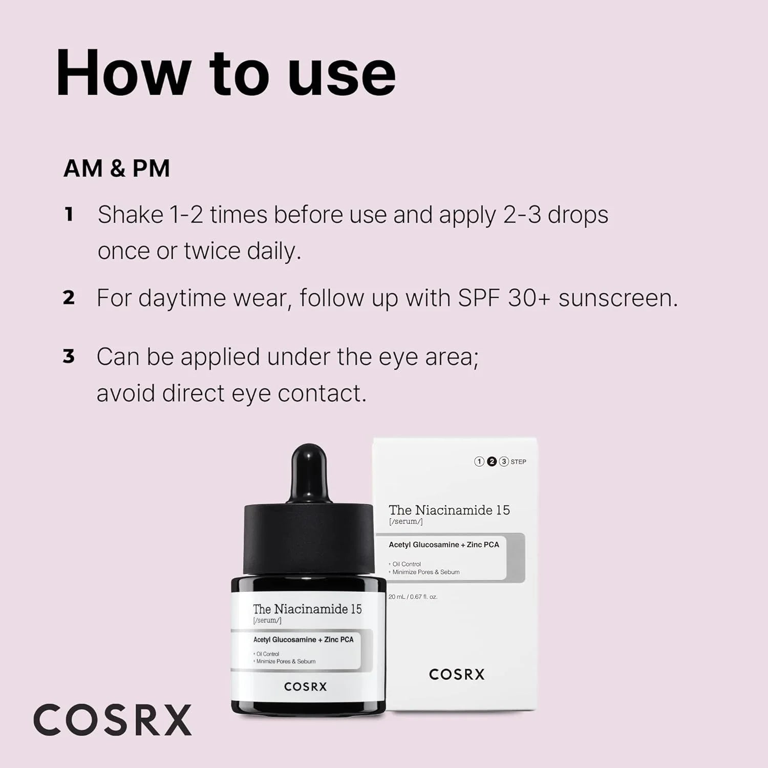COSRX Niacinamide 15% Face Serum - 20ml