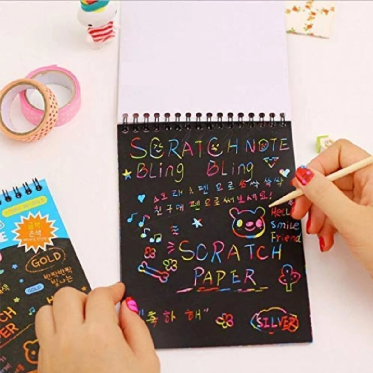 Scratch Art Notebooks for Kids – Each