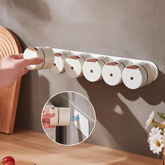 Wall Mounted Magnetic Seasoning Box -  6 Pcs Set