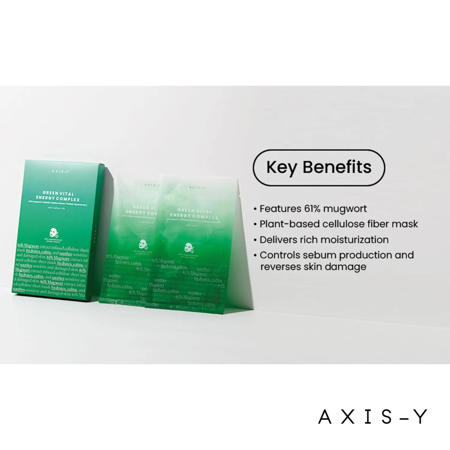 AXIS-Y Mugwort Green Vital Energy Complex Sheet Mask - 27ml