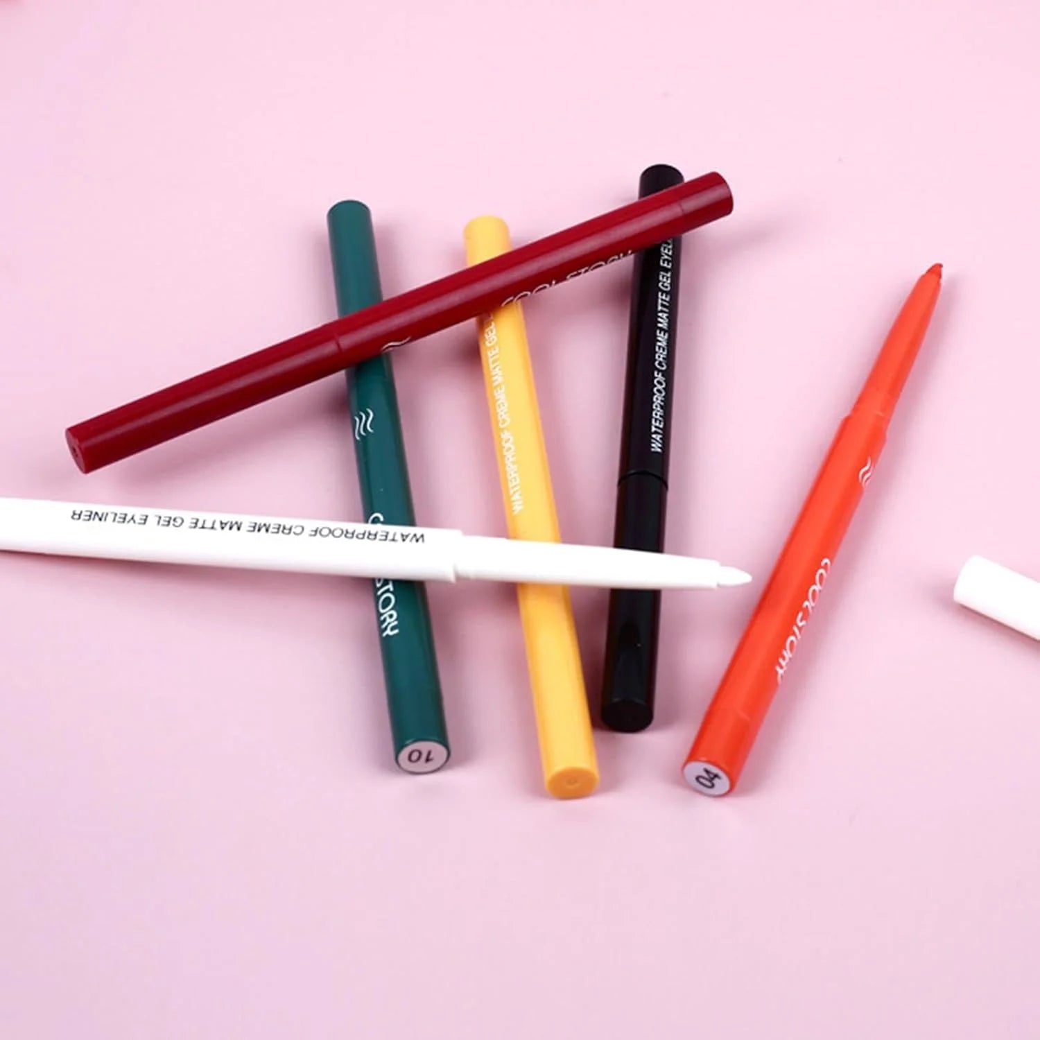 Cool Story Waterproof Colored Matte Lip Liner - 12 pcs Set