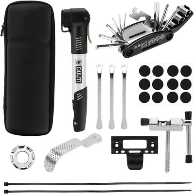 16 in 1 Bike Repair Tool Kit, Portable Multi Function Accessories Set