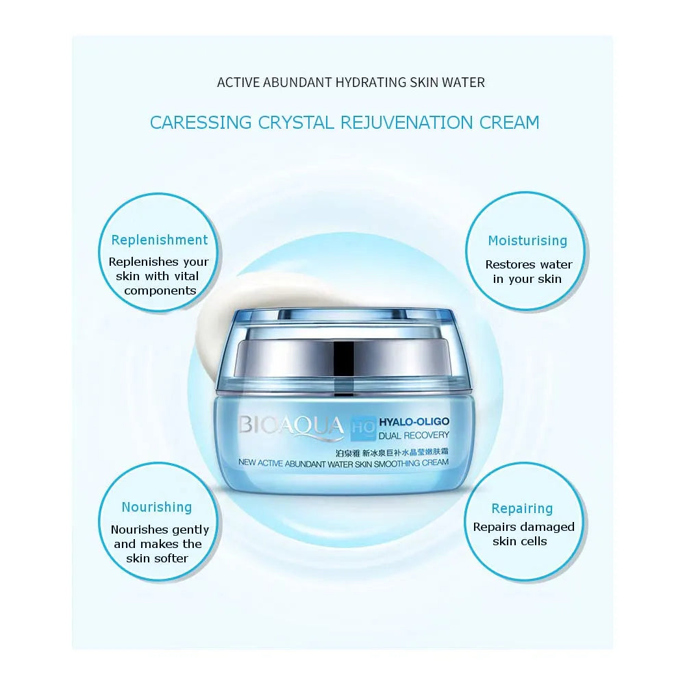 BIOAQUA Hyalo-Oligo Dual Recovery Moisturizing Facial Cream - 50g