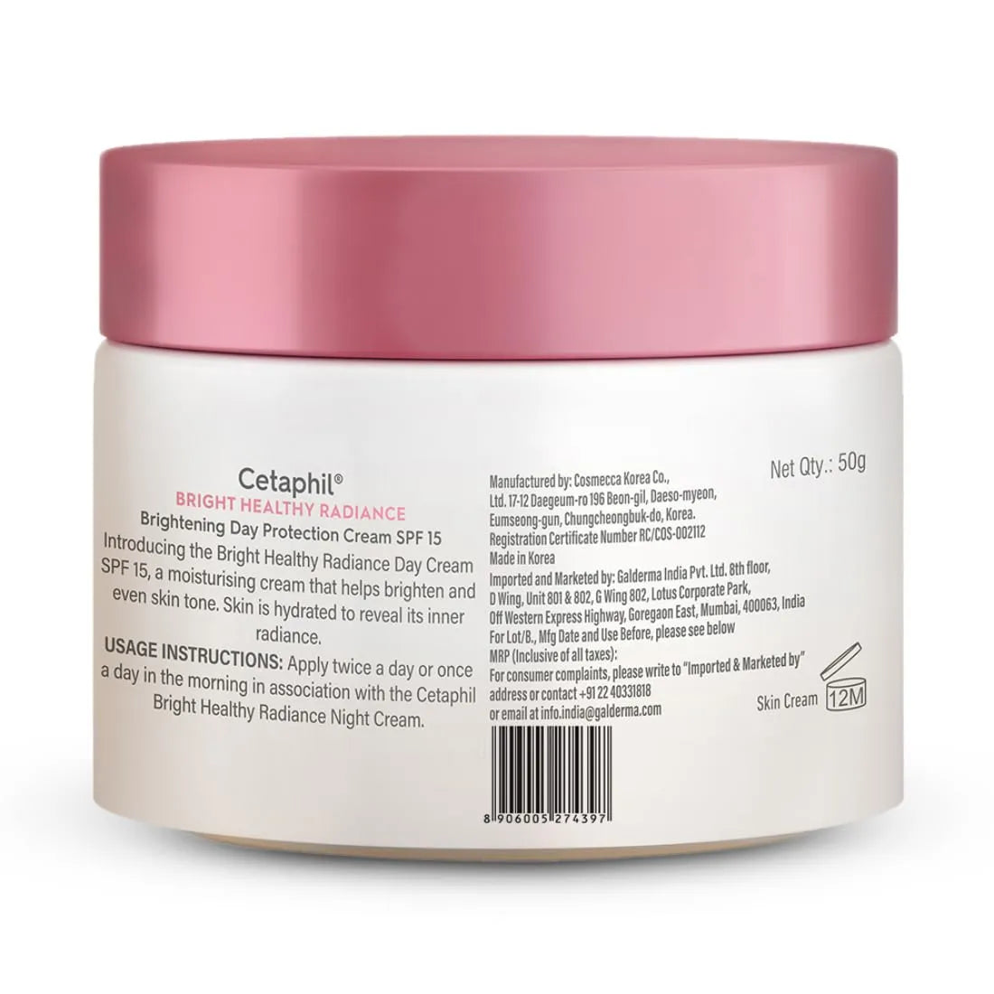 Cetaphil Bright Healthy Radiance Brightening Day Protection Cream - 50g