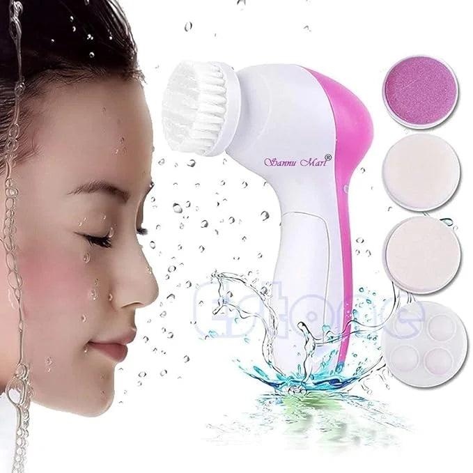 5‑in‑1 Face Cleansing Silicone Brush