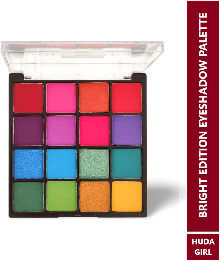 HUDA GIRL BEAUTY 16 Color Eyeshadow Palette - Shimmer & Matte Shades