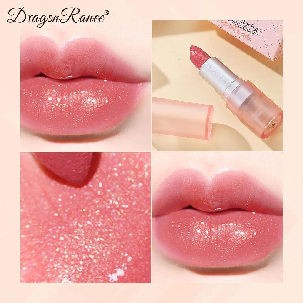 3 Pcs Dragon Ranee Pearlescent Glitter Lipstick Set
