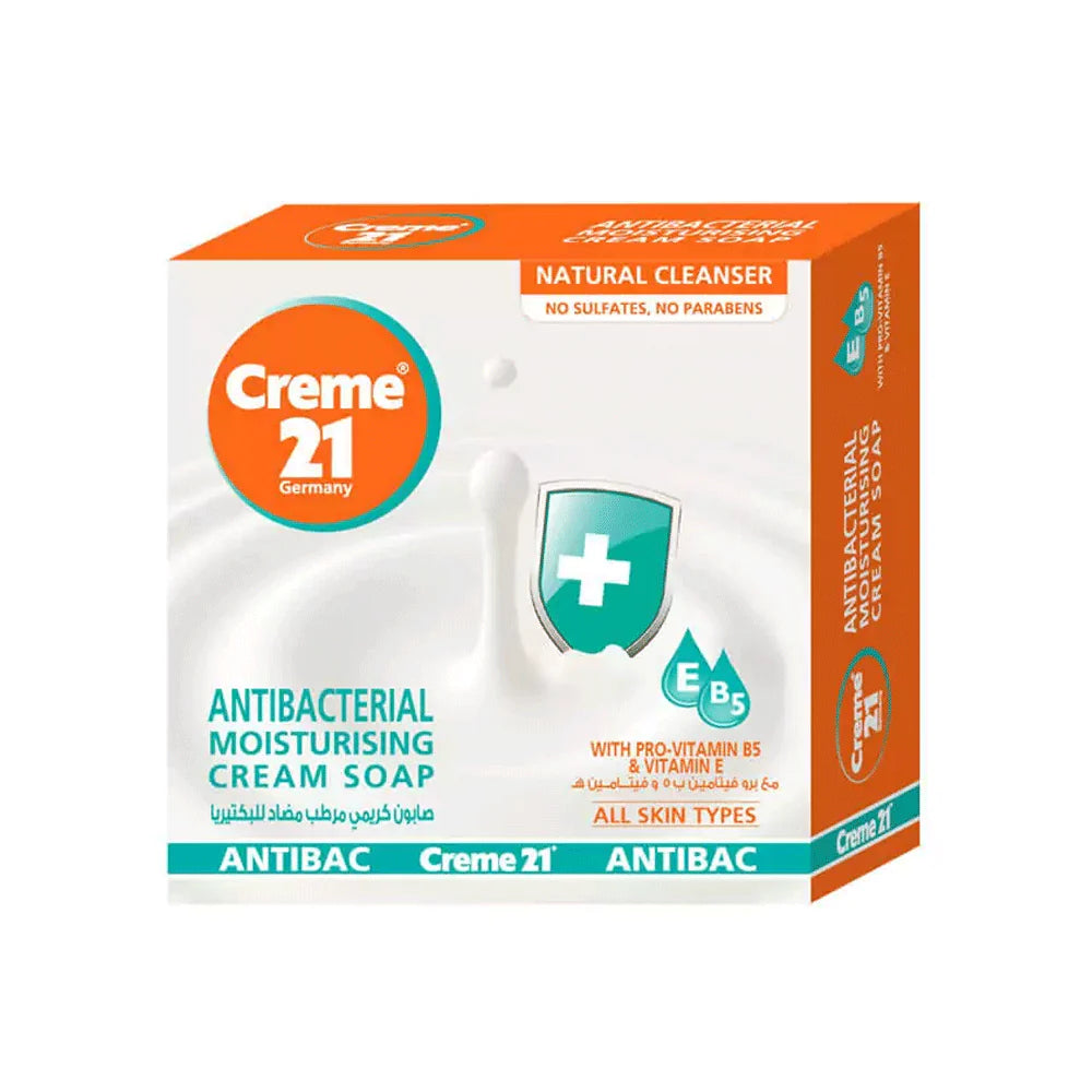 Cream 21 Antibacterial Moisturising Cream Soap - 125g
