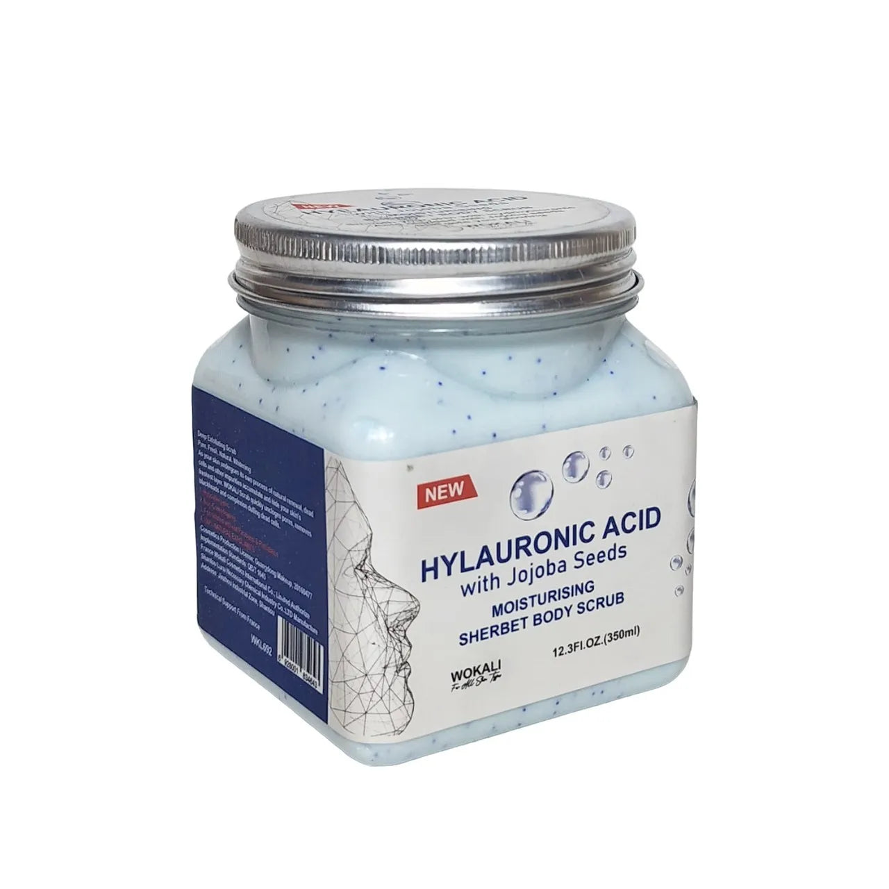 Wokali Hyaluronic Acid Scrub - 350ml