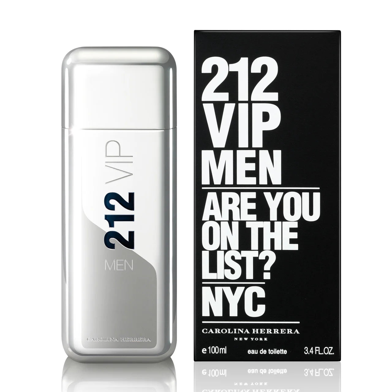 Carolina Herrera 212 VIP Eau de Toilette for Men - 100ml  - Dubai - 100% Original Testers