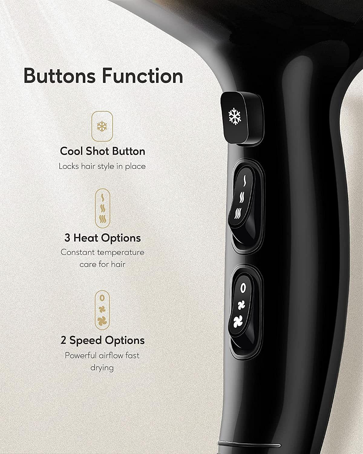 KiPoZi Professional Hair Dryer Heavy Motor