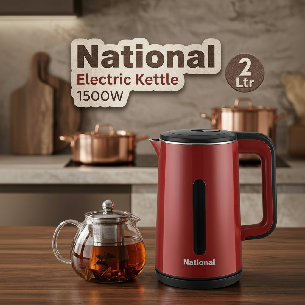 National Electric Kettle - 2 Liter