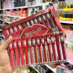 Siheglan Matte Lipgloss - 12 Pcs
