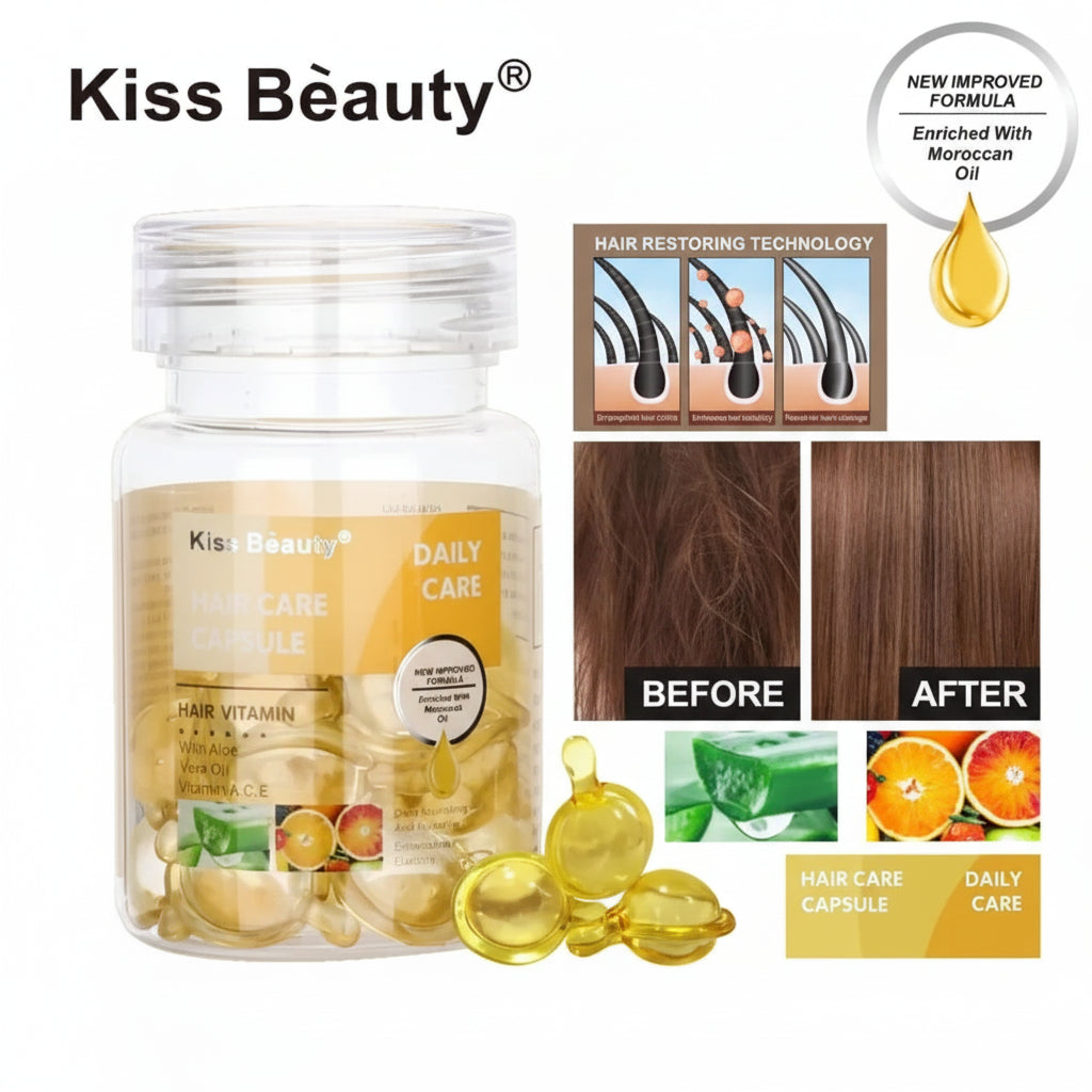 Kiss Beauty Hair Care Daily Care Capsule - 20g