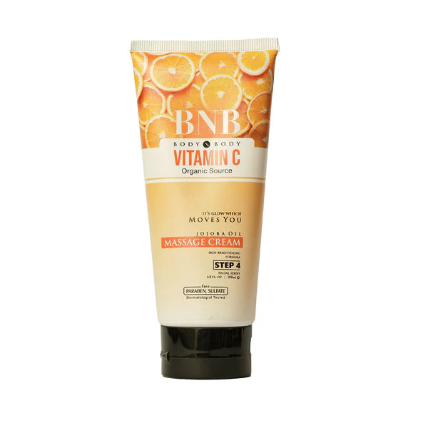 BNB Vitamin C  Massage Cream - 200ml