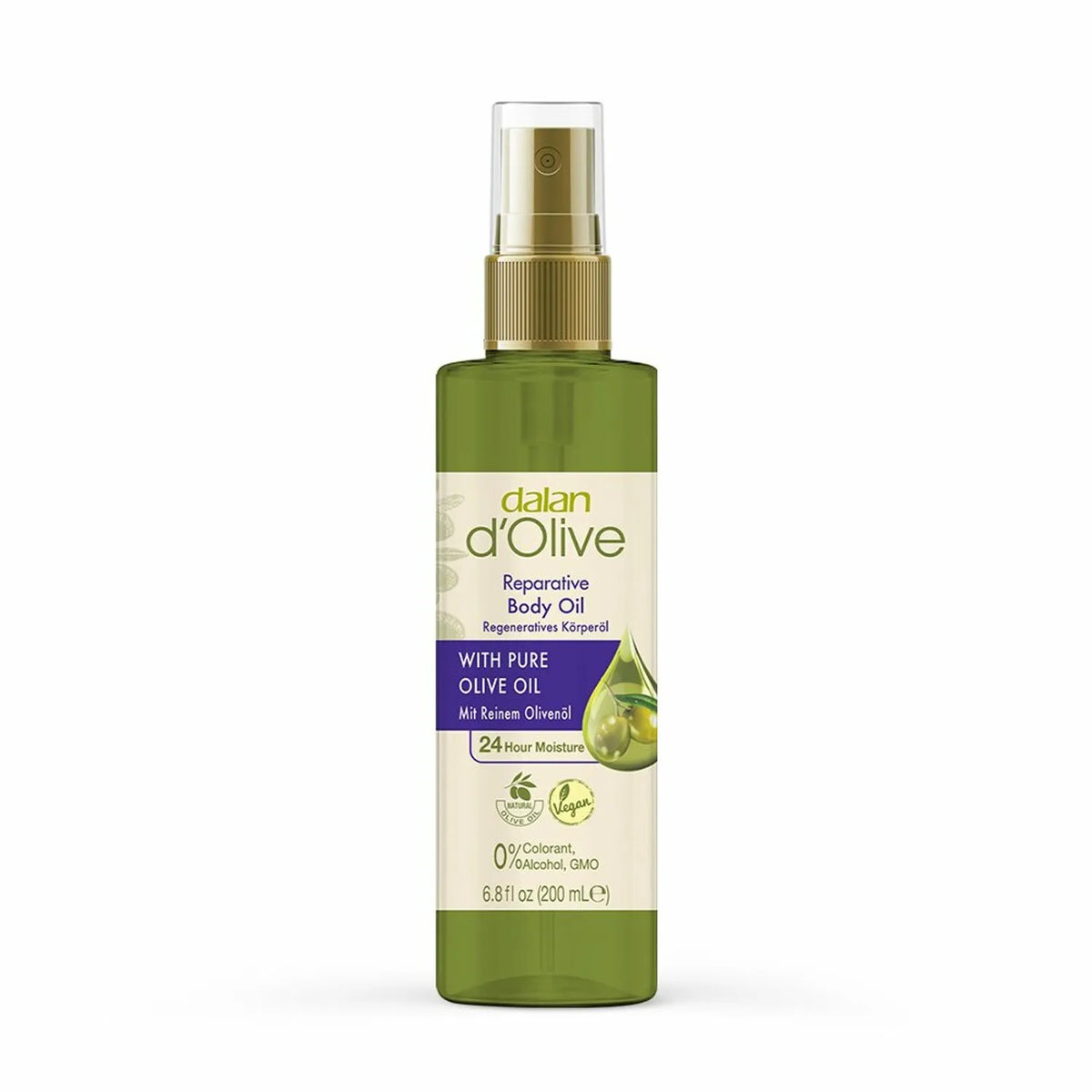 Dalan D' Olive With Pure Olive Oil Reparative Body Oil -  200ml