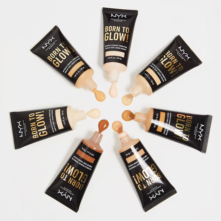 NYX Professional Born To Glow! Naturally Radiant Foundation - 30ml