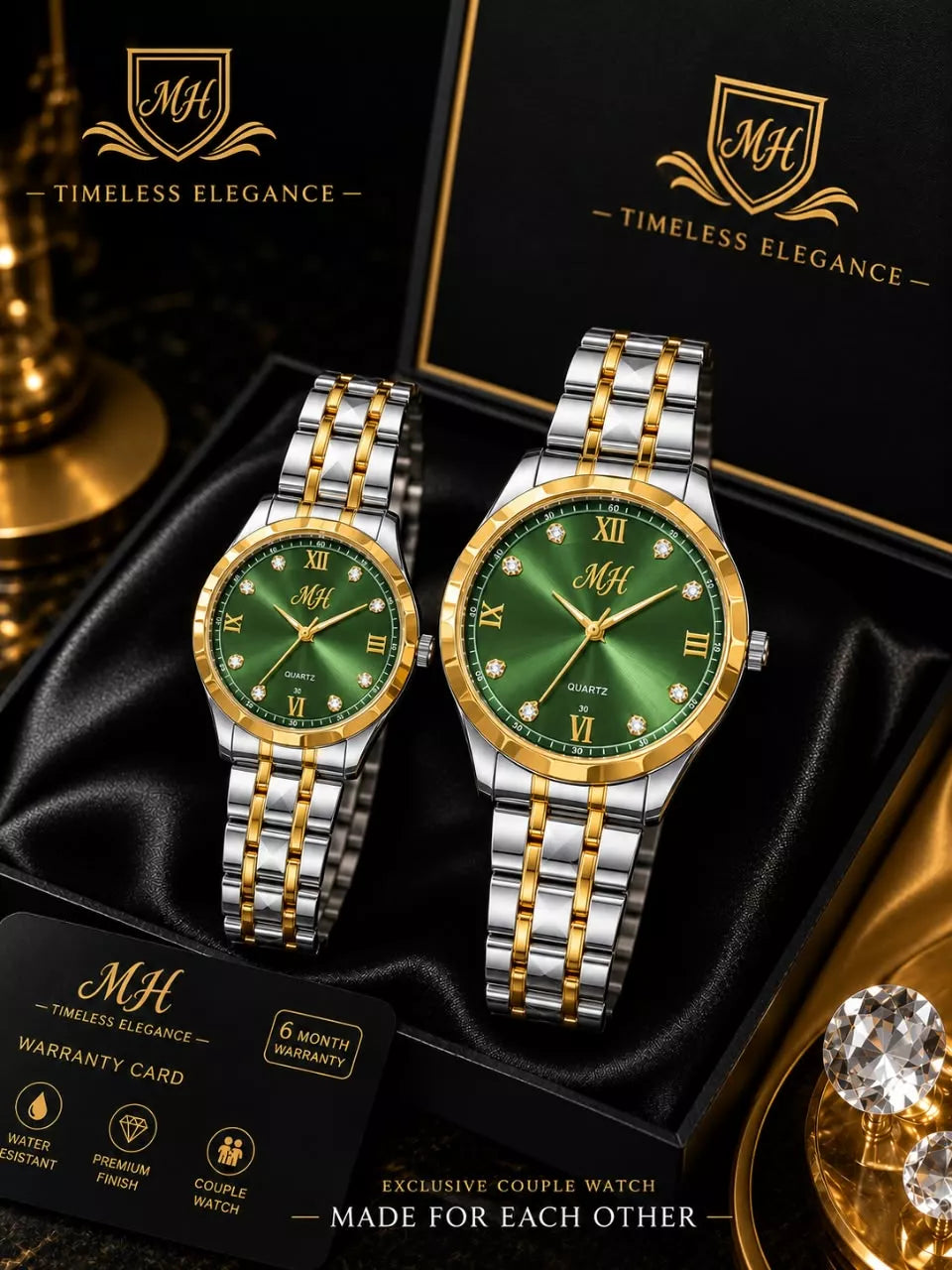 MH New Couple Watch Set - With Box