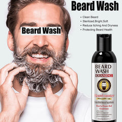 GUANJING Beard Wash Men's Beard Shampoo - 100ml
