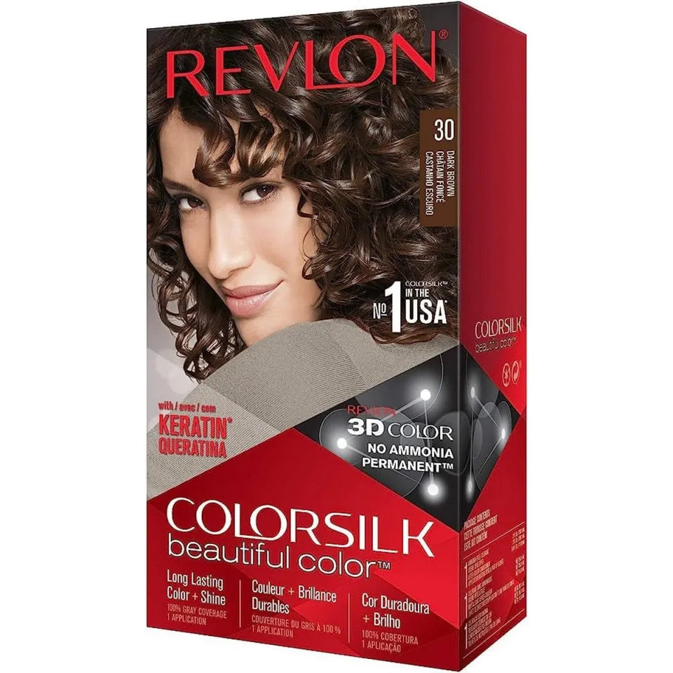 REVLON (Italy) 30 Dark Brown 3D Hair Color