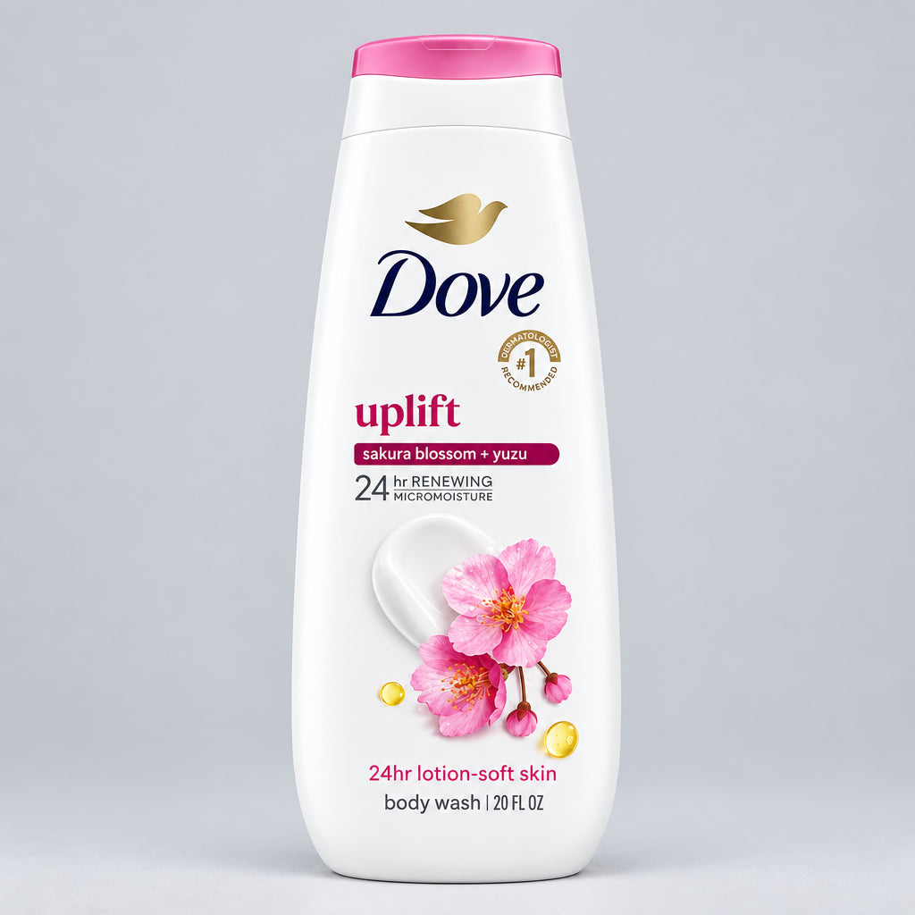 Dove Uplift Sakura Blossom & Yuzu Body Wash - 20 FL OZ / 591ml