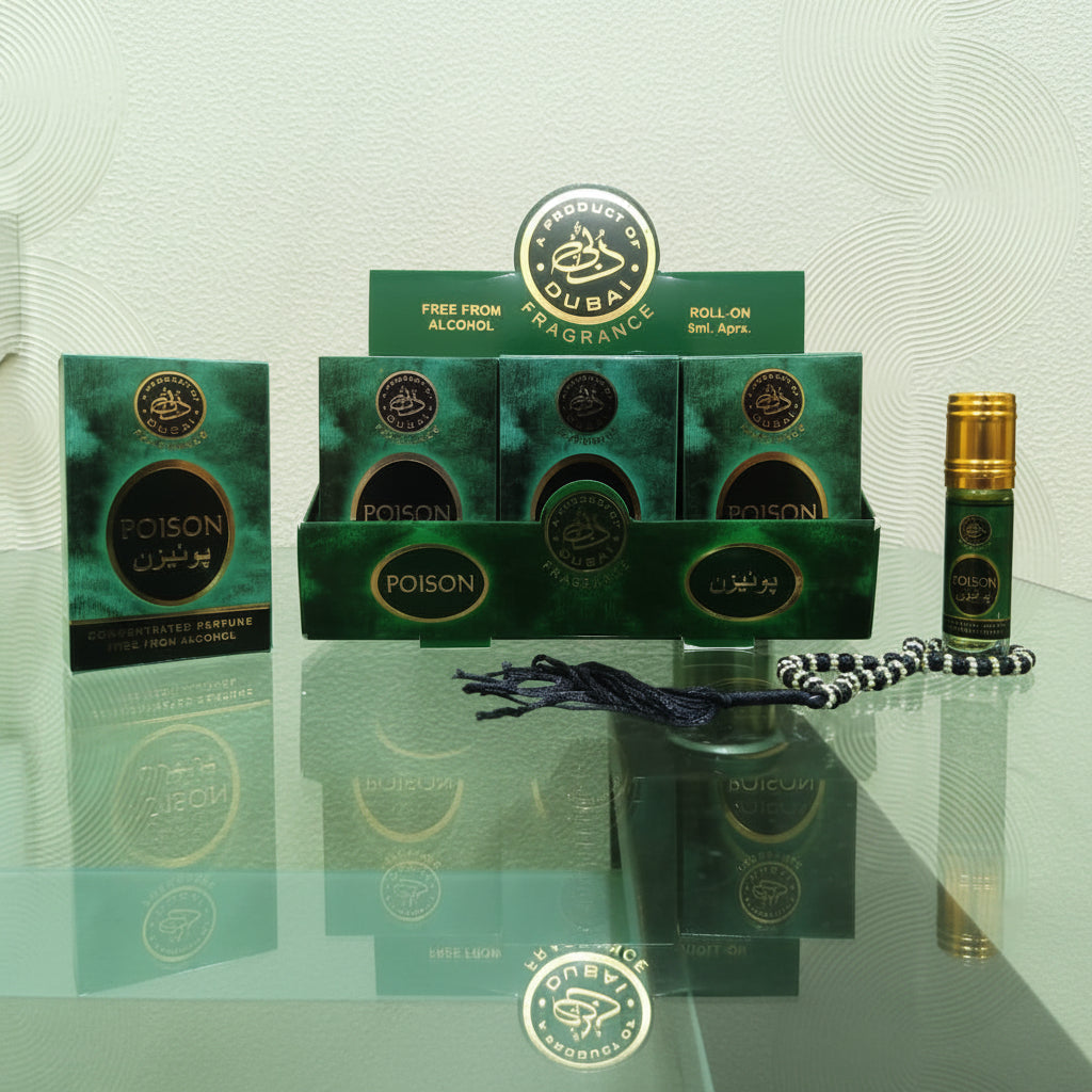 Dubai Poison Concentrated Attar With Tabeeh - 6ml