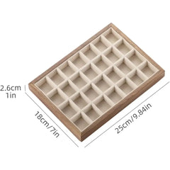 Wooden Jewelry Display Organizer Tray